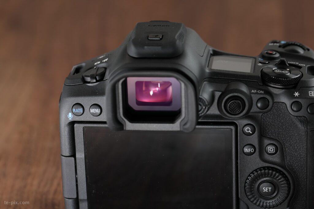 EOS R5 MarkIIのファインダー部