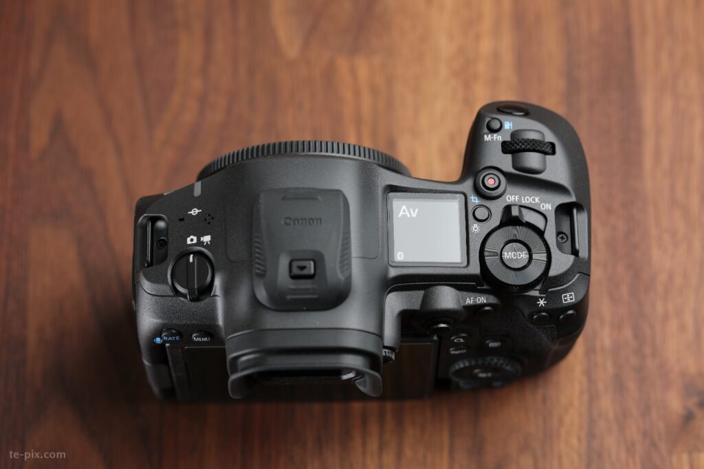 EOS R5 MarkII上面